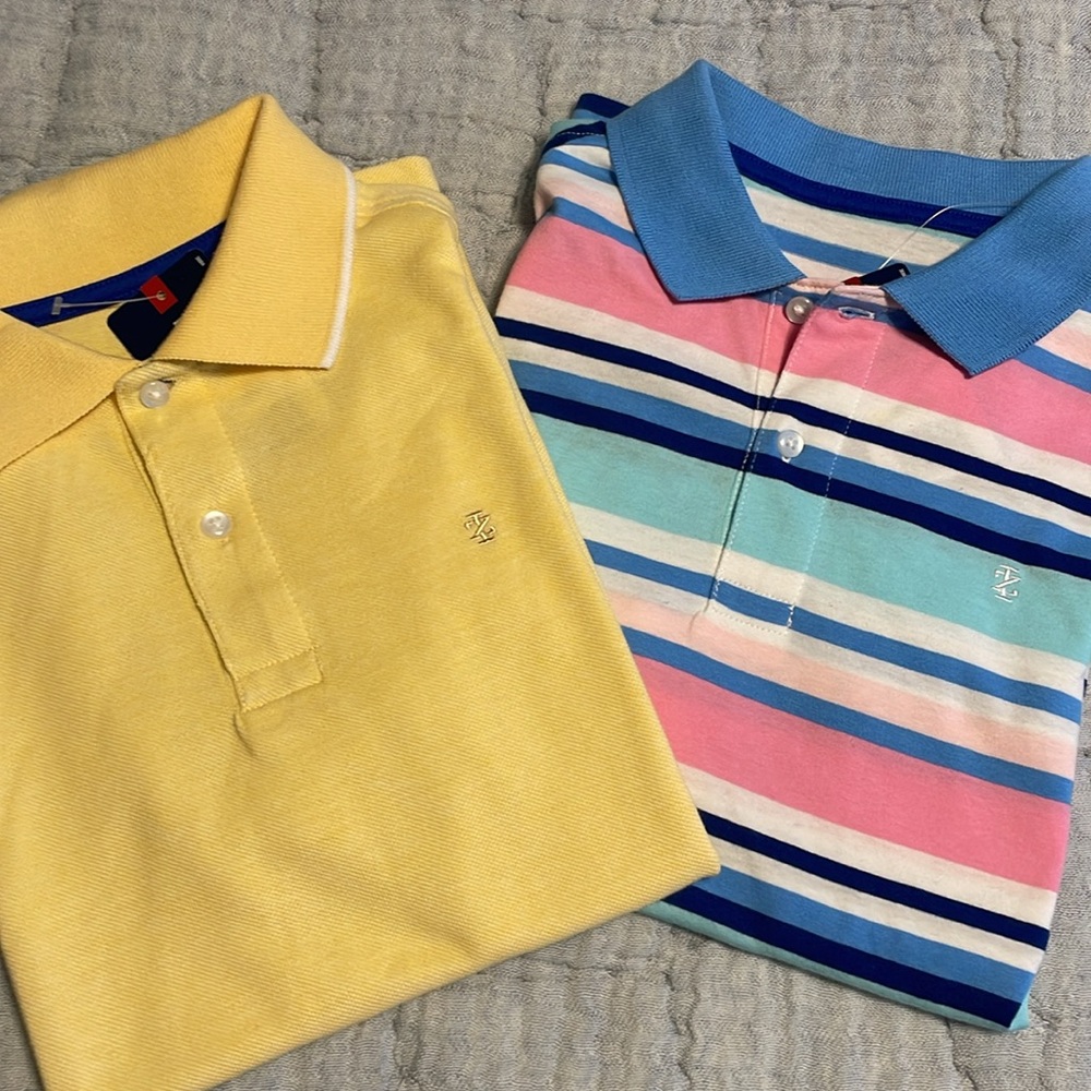 Set of 2! M (10/12) boys Izod polos 👕